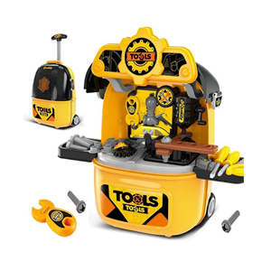 ست اسباب بازی میز ابزار 2 در 1 چمدانی کودک Tools Set Kit Toys_اسباب بازی مشاغل